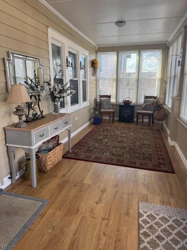 sunroom with a wealth of natural light