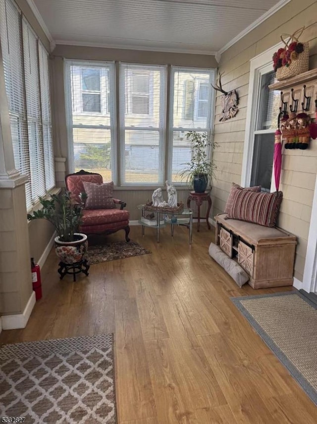 sunroom / solarium with a healthy amount of sunlight