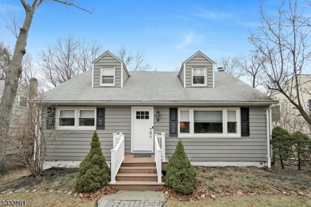 view of cape cod-style house