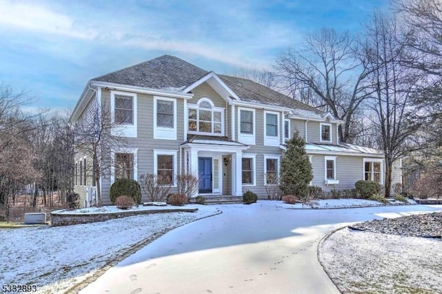 view of colonial inspired home