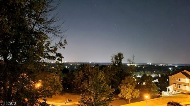 view of nature at dusk