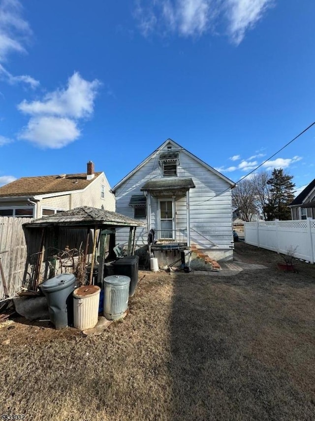 view of rear view of house