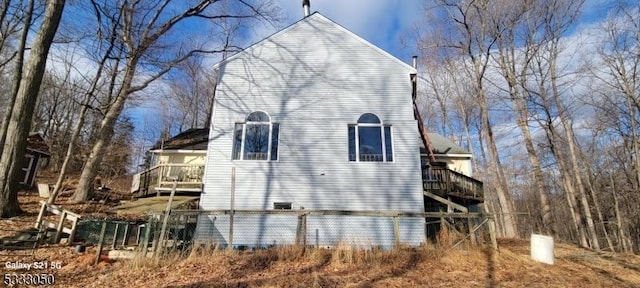 view of home's exterior