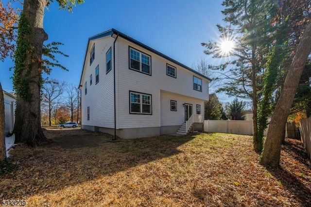 view of rear view of house