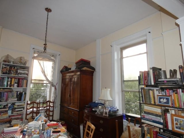 view of sitting room