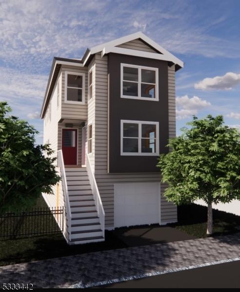 816 S 15th St Unit 2, Newark City, NJ 07108 - view of front of house with a garage