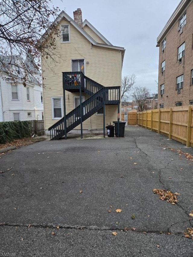 view of rear view of property