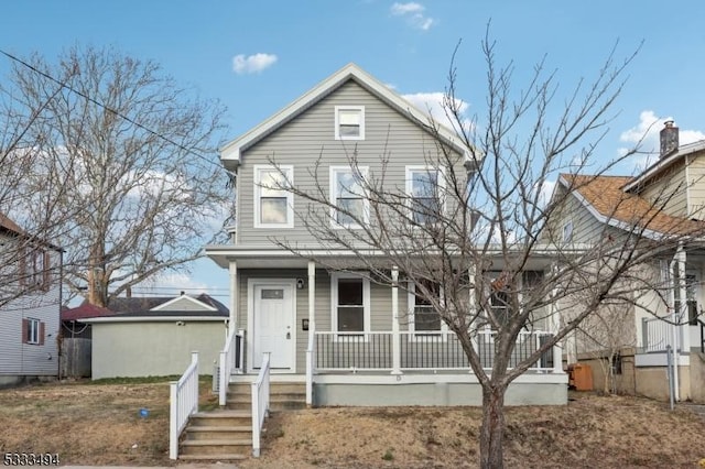 view of front of home