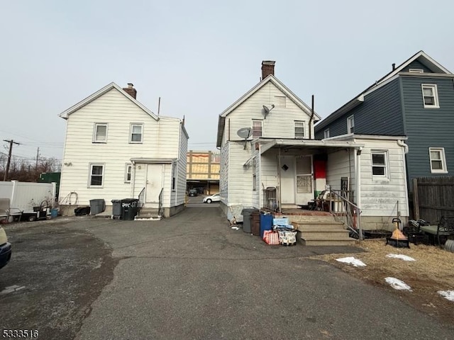 view of rear view of house