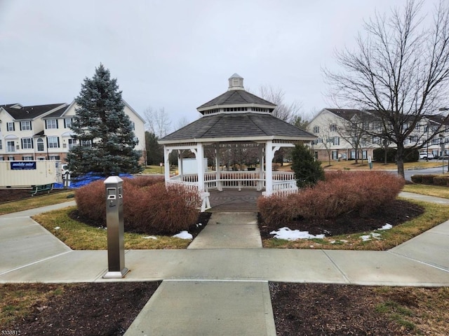 surrounding community featuring a gazebo