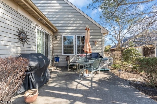 view of patio / terrace with cooling unit