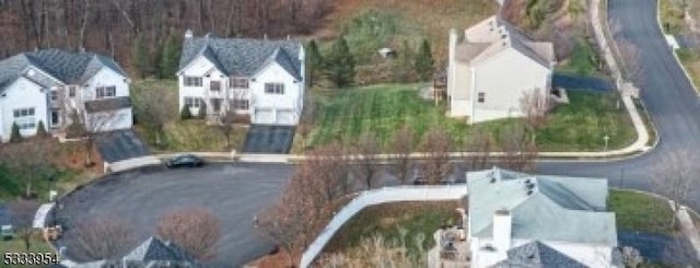 birds eye view of property featuring a residential view