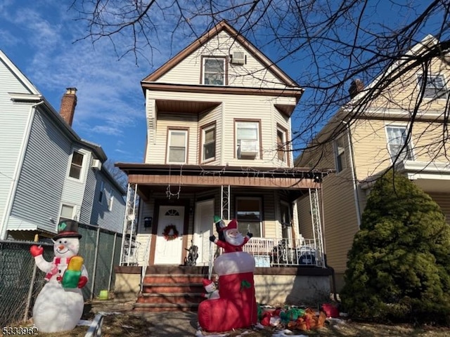 view of front of house with a porch