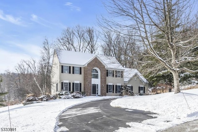 view of colonial inspired home