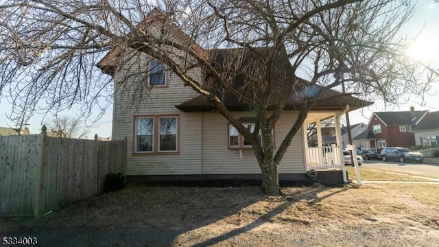 view of rear view of house