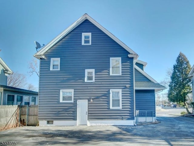 view of back of house