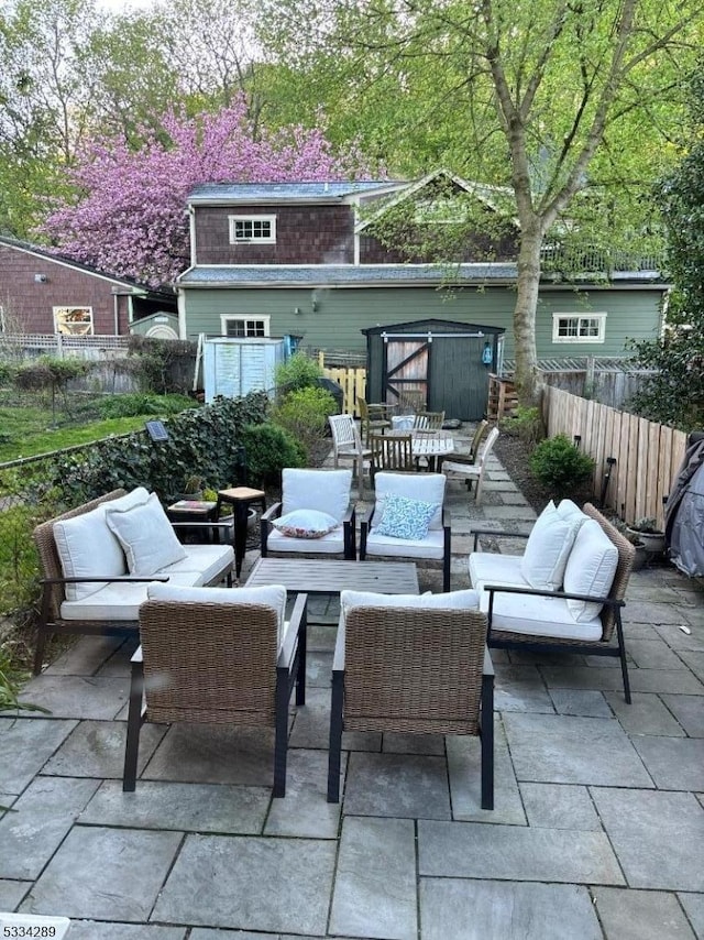 view of patio / terrace with outdoor lounge area