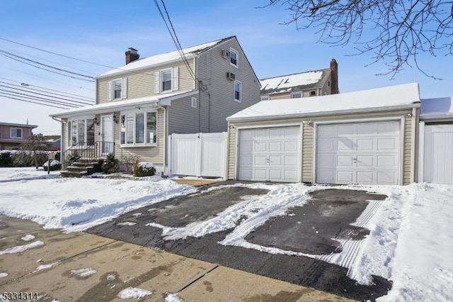 front facade featuring a garage