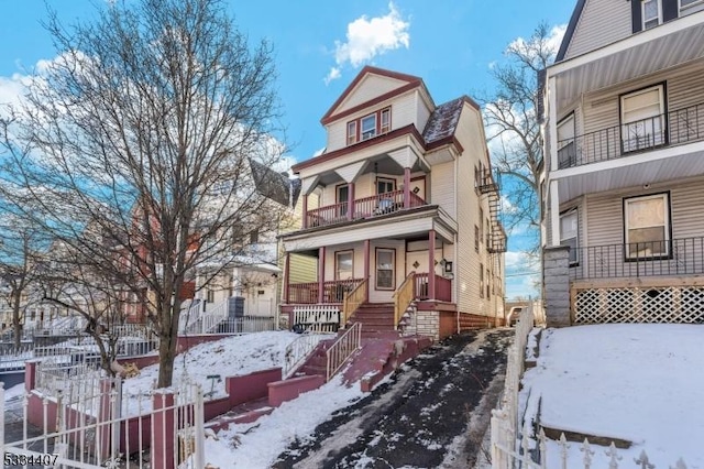 view of victorian house