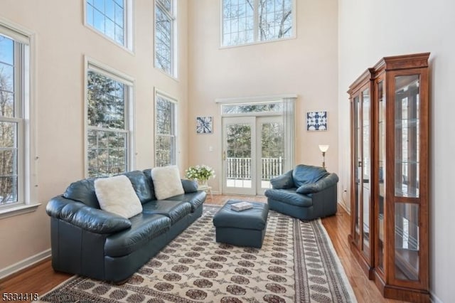 sunroom featuring a wealth of natural light