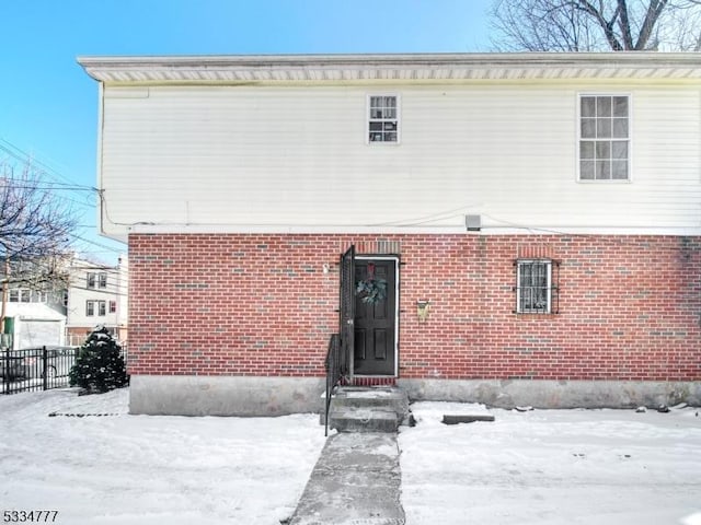 view of front of home