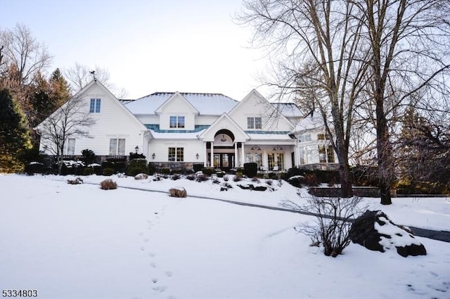 310 Haven Rd, Franklin Lakes Boro, NJ 07417 - view of front of property with french doors