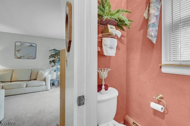 bathroom featuring toilet