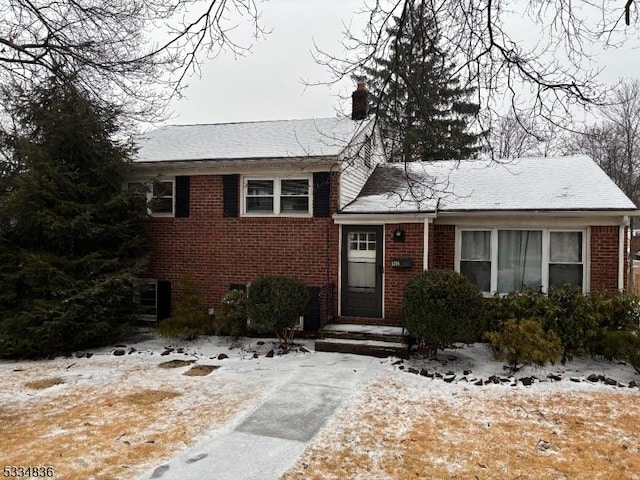 view of front of home