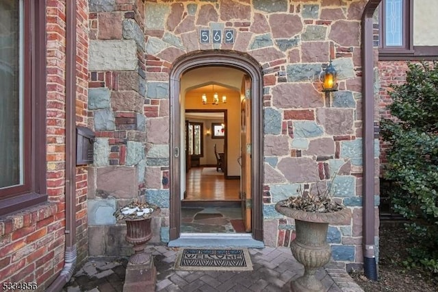 view of entrance to property