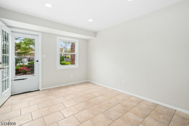 18 Yarmouth Ct, Scotch Plains Twp, NJ 07076 - empty room featuring recessed lighting and baseboards