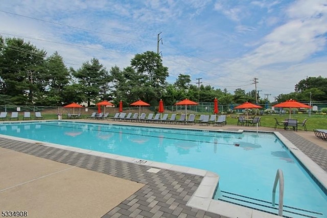 18 Yarmouth Ct, Scotch Plains Twp, NJ 07076 - community pool featuring a patio area