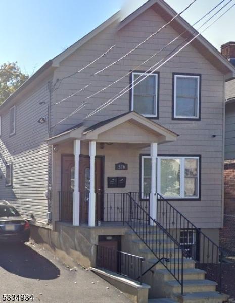 view of front of property with a porch