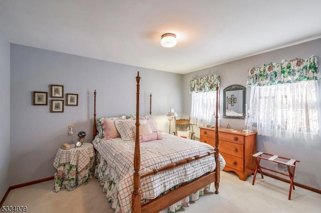 bedroom featuring carpet floors