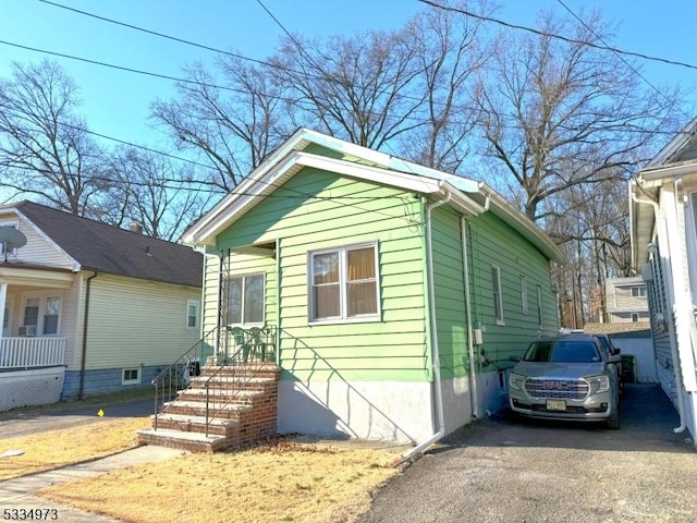 view of bungalow-style house