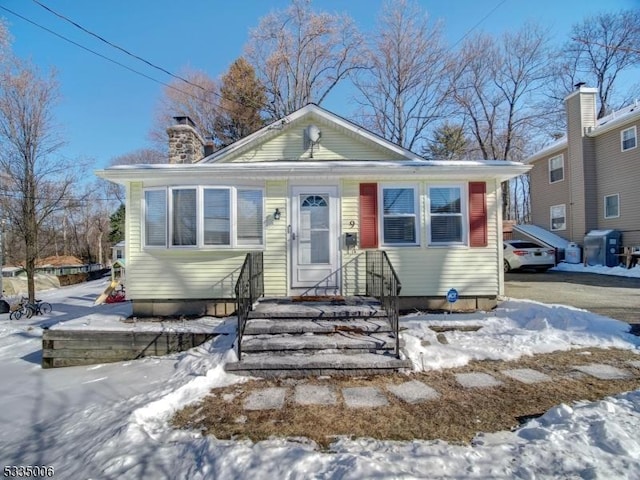 view of bungalow-style house