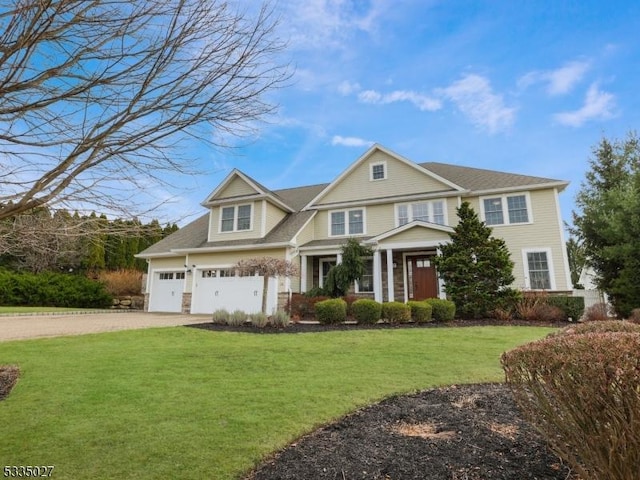 view of front of house with a front yard