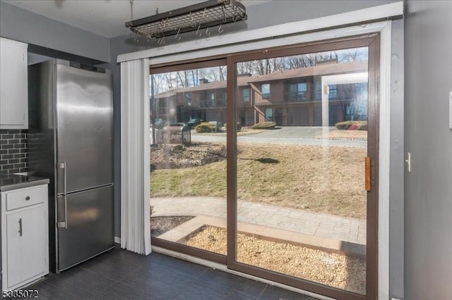 view of doorway to outside