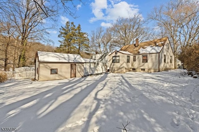 view of front of home