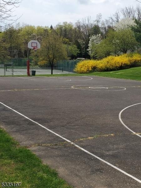 view of sport court