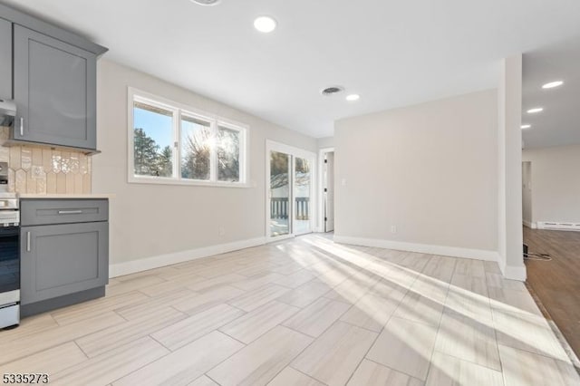 view of unfurnished living room