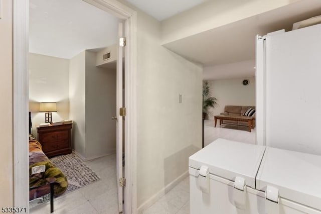 bathroom featuring tile patterned flooring