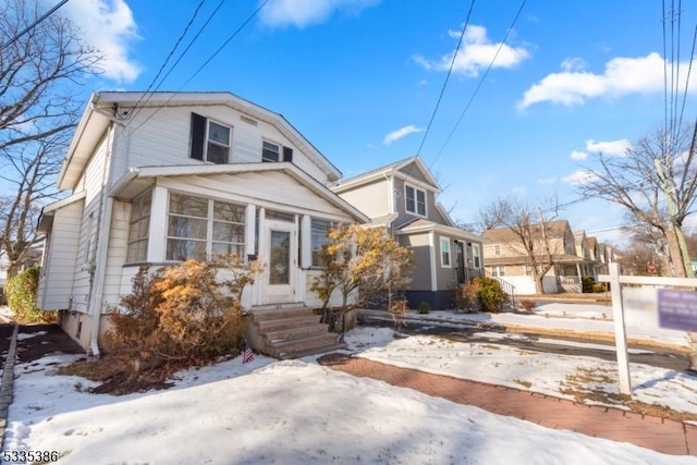 view of front of home