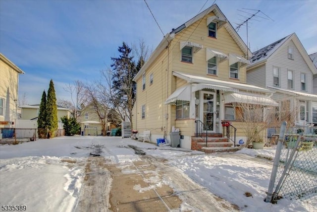 view of victorian house