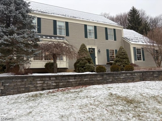 view of colonial house