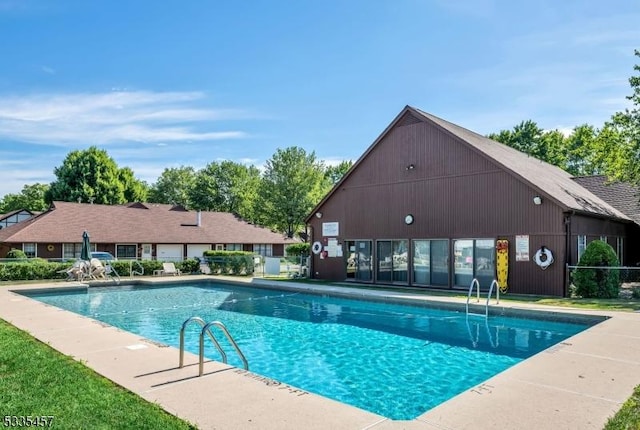 view of pool