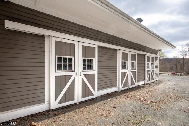 view of outbuilding