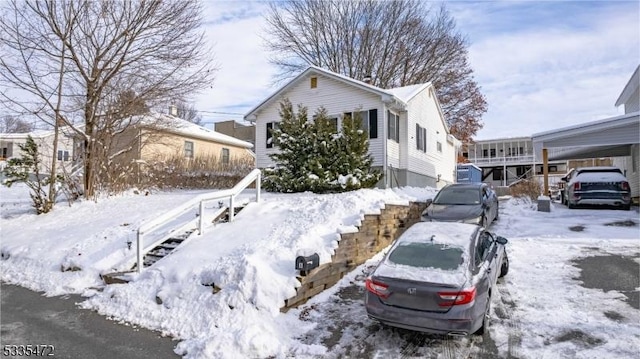 view of front of home