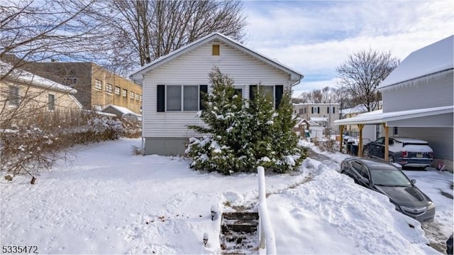 view of front of home