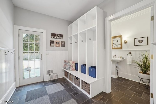 view of mudroom