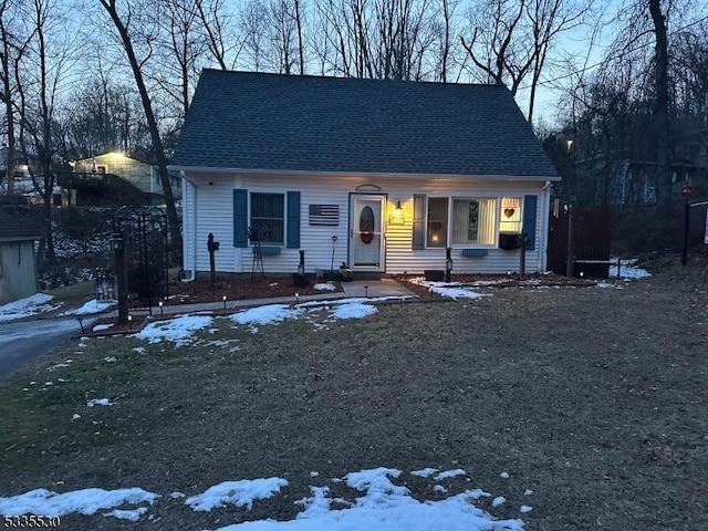 view of bungalow-style house